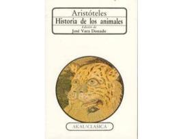Livro Historia De Los Animales de Aristóteles