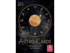 Livro AstroCards Oracle Deck de Tanja Brock (Inglês)