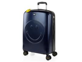 SMILEY ORIGINALS Medium Pc Suitcase SMILEY ORIGINALS Preto 44X61X27 Cm 63L