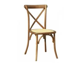 Conjunto de 2 Cadeiras de Jantar em Madeira de Nogueira Cross IBERA HOME