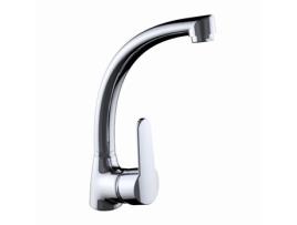 Torneira Misturadora para Lavatório em Latão Cromado com Sistema Anti-Movimento 60910C CLEVER