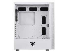 Gabinete Vertibra S210 Rgb Mid Tower Atx com Painel de Vidro Branco ITEK