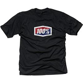 T-Shirt de Homem para Ciclismo 100% Official Tam Preto (S)