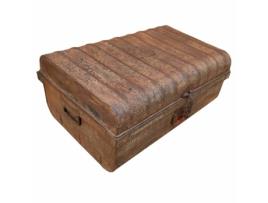 Mala decorativa ALEXANDRA HOUSE LIVING Castanho Ferro Estilo artesanal 45 x 29 x 67 cm