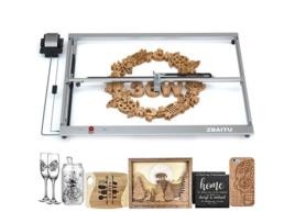Cortador de Gravador a Laser ZBAITU S60 30W 800Mm/S Placa-Mãe de 32 Bits Proteção para Os Olhos 80X60Cm