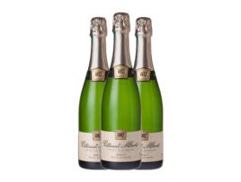 Espumante VITTEAUT ALBERTI Blanc de Noirs Pinot Preto Brut Crémant de Bourgogne (0.75 L - 3 Unidades)