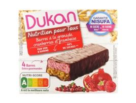 DUKAN Barras de Granada Arándanos Y Frambuesa 4 Barritas