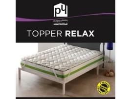 Topper Visco Relax 3 Cm para Cama de 105 Cm. CASA ROXA