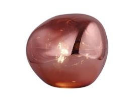 Candeeiro de Mesa Pontilhada 36X32 Cm Vermelho LUMINECA