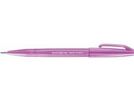 Caneta de Fibra Pentelarts Brush Sign Pen Rosa PENTEL ARTS