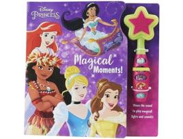 Livro Disney Princess Magical Moments Magic Wand Book de Pi Kids (Inglês - Capa Dura)