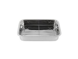 Molde para O Forno RENBERG Presto Rb 37 X 26 5 X 6 3 Cm Aço Inoxidável Alumínio