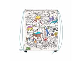 Saco de Cordas Dinosaure Enfant EAT SLEEP DOODLE