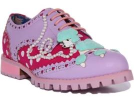 Sapatos de Mulher IRREGULAR CHOICE Pele Roxo (40)