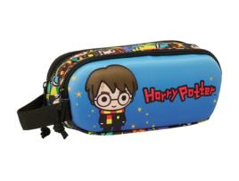 Estojo duplo Harry Potter 3D 21 x 8 x 6 cm. SAFTA