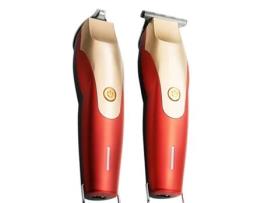 Máquina Cortar Cabelo TRUMSEN-AG 9260 ?Vermelho