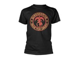 T-shirt QUEENSRYCHE (L - Preto)