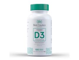 Vitamina D3 4000 UI 100 Cápsulas BEST CEUTICS