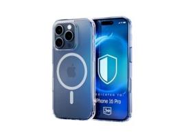 Capa Magcase para iPhone 16 Pro 3MK Transparente