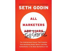Livro All Marketers are Liars de Seth Godin (Inglês)