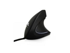 Rato Ergonómico Usb para Mão Esquerda Preto GOEIK BY PC GO