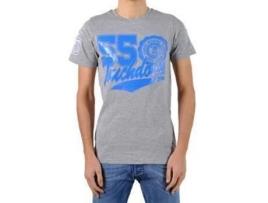 T-Shirt de Homem BE AND BE TOUCHDOWN Bic Algodão Cinzento (S)
