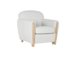 Poltrona HOME ESPRIT Branco 81 x 78 x 82 cm