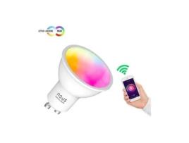 Lâmpada Led Smart Wifi Gu10 Rgbw Cct 2700-6500K 4.5W 350Lm Compatível com Tuya P8 NOUS