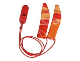 EAR GEAR Fm Binaural Laranja Vermelho