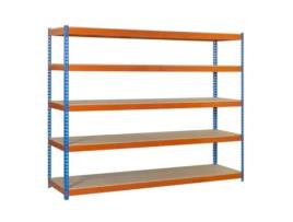 Simonforte 2409-5 Aglomerado Azul/Laranja/Madeira SIMON RACK