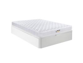 Sommier Cofre Wolkenlos MORGENGOLD Tecido Branco (140x190cm)