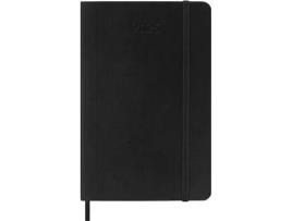 Calendário de Bolso MOLESKINE 2025 Dias P/A6 Softc. Preto