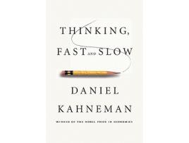 Livro Thinking, Fast and Slow de Daniel Kahneman (Inglês - Capa Dura)