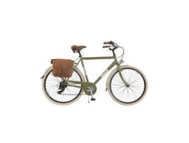 Bicicleta de Cidade Vintage Canellini Via Veneto Retro Alumínio Homem Verde Oliva 54 VIA VENETO BY CANELLINI
