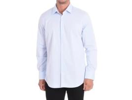 Camisa de Homem DANIEL HECHTER Longa Algodão Azul (40)