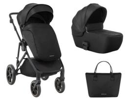 Carrinho de Bebé com Alcofa 2 em 1 KIKKA BOO Thea Negro 2024