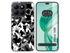 Capa Camuflagem Design para Honor X8B TUMUNDOSMARTPHONE Silicone Multicor