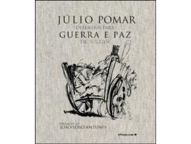 Livro Júlio Pomar - Desenhos Para Guerra e Paz de Tolstói .