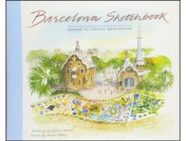 Livro Barcelona Sketchbook Homage to Catalan Architecture de Marcus Binney
