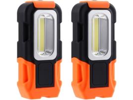 Conjunto de 2 Lanternas de Inspeção Cob para Emergências em Carros TUSERXLN