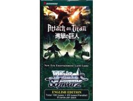 Attack On Titan Volume 2 Weiss Schwarz Booster Pack Jogo em Inglês BUSHIROAD (Idade recomendada: 8 anos)