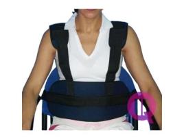 Cinto Abdominal Acolchoado C/Alças e Fivelas P/Cadeira Rodas UBIOTEX