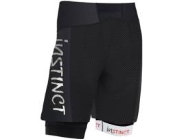 Calções para Homem INSTINCT TRAIL Ultra 2 In 1 Preto para Corrida (XL-XXL)