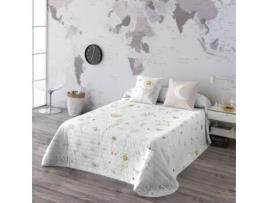 HACIENDO EL INDIO Colcha Estampada Bouti Peso 70 Gramas Cama 135/150 Flower Chaos