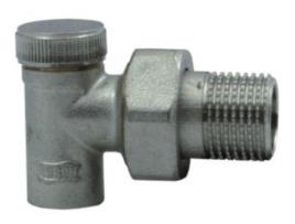Válvula de Corte Angular de 15mm X 1/2 Polegada BSP com Manípulo Soldado para Radiador