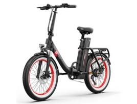 Bicicleta Elétrica ONESPORT Ot16 Pro 48V 250W 15.6Ah 20*3.0 Pneu Shimano Freio a Disco de 7 Velocidades