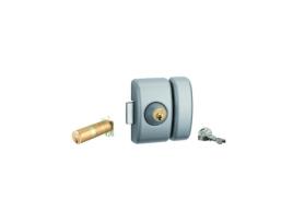 Fechadura Universal de Duplo Cilindro THIRARD com Lingueta Hg5 3 Chaves Prata 00080475