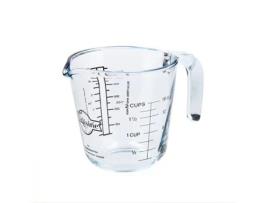 Jarro medidor de vidro O Cuisine borossilicato 0,5L com alça e vertedor OCUISINE