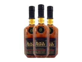Whisky Blended BLACK VELVET Reserva 8 Anos (1 L - 3 Unidades)