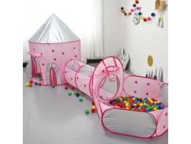 Tenda de Brincar Infantil de Poliéster e a Prova D´Água Magichouse Cor-De-Rosa MORMARK